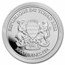 2022 Republic of Chad 1 oz Silver Mandala Crocodile BU