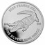 2022 Republic of Chad 1 oz Silver Mandala Crocodile BU