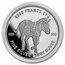 2022 Republic of Chad 1 oz Silver Mandala Zebra BU