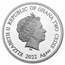 2022 Republic of Ghana 1/2 oz Silver Year of the Tiger Proof