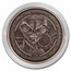 2022 Republic of Ghana 1 oz Silver 5 Cedis Space Alien Antique