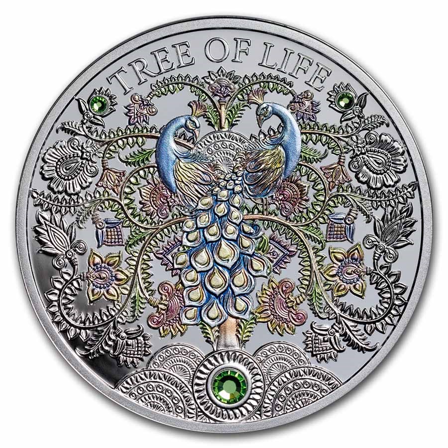 2022 Republic of Ghana 1 oz Silver Tree of Life