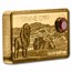 2022 Republic of Mali 1 oz Gold Gemme D´Or; Lions