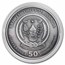 2022 Rwanda 1 oz Silver Nautical USS Constitution (HR, Antiqued)