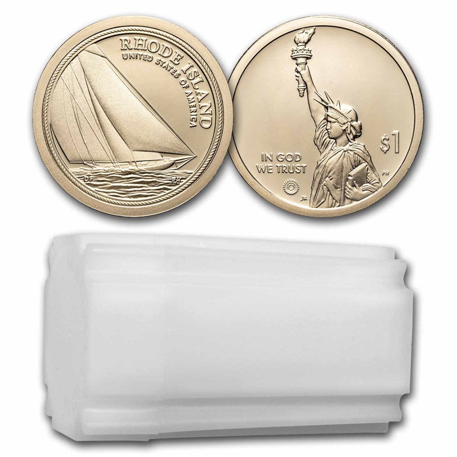 2022-S American Innovation $1 Reliance Yacht Prf (25-Coin Roll)