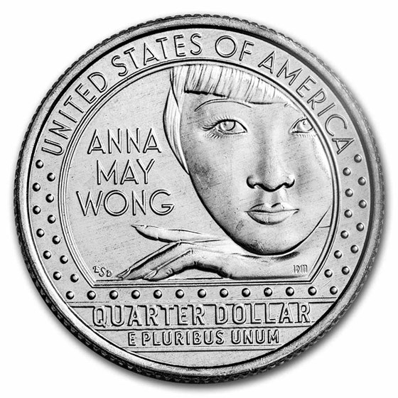 2022-S Anna May Wong Quarter BU
