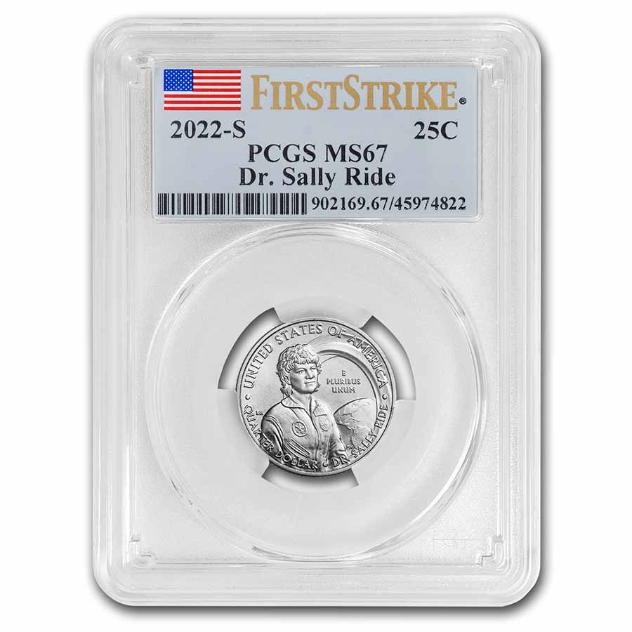 2022-S Dr. Sally Ride Quarter MS-67 PCGS (FS)