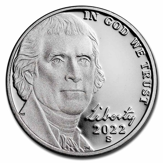 2022-S Jefferson Nickel Proof 2022-S Jefferson Nickel Proof