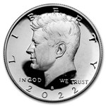 2022-S Kennedy Half Dollar 20-Coin Roll Proof