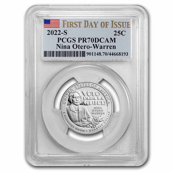 2022-S Nina Otero-Warren Quarter Proof PR-70 PCGS (FDI)