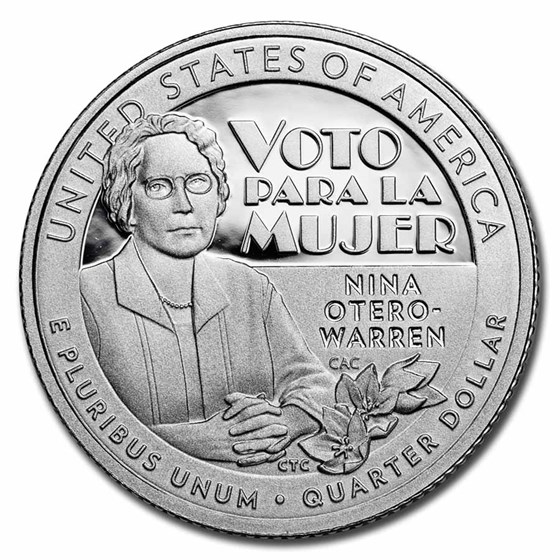 2022-S Nina Otero-Warren Quarter Silver Proof 2022-S Nina Otero-Warren Quarter Silver Proof