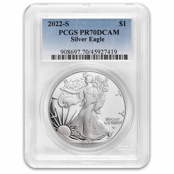 2022-S Proof American Silver Eagle PR-70 PCGS 2022-S Proof American Silver Eagle PR-70 PCGS