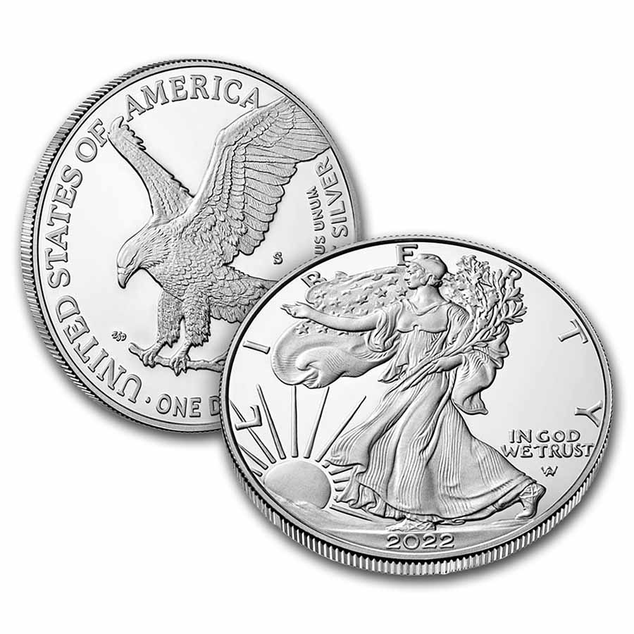 Buy 2022 S Proof Silver Eagle PR-70 | APMEX