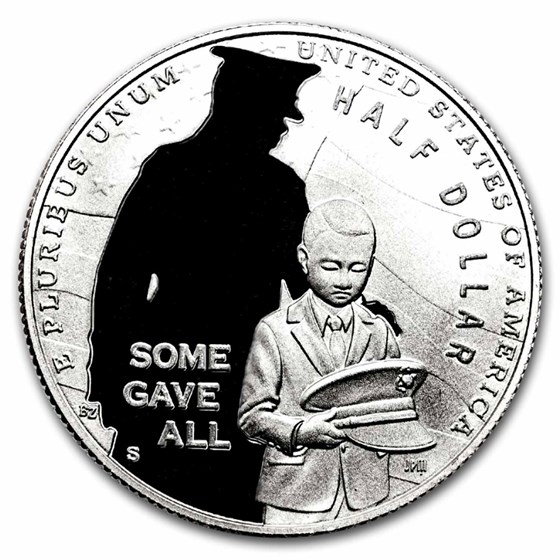 2022-S Purple Heart Hall of Honor Clad Proof (w/Box & CoA) 2022-S Purple Heart Hall of Honor Clad Proof (w/Box & CoA)