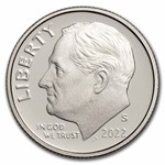 2022-S Roosevelt Dime 50-Coin Roll Proof