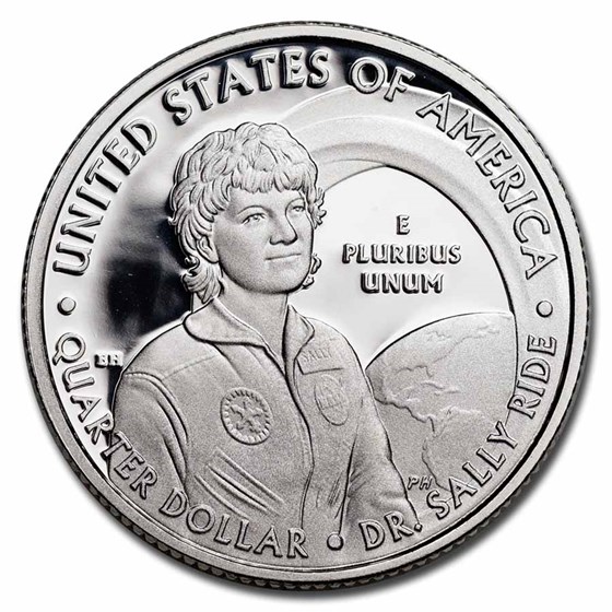 2022-S Sally Ride American Women Quarter Silver Proof 2022-S Sally Ride American Women Quarter Silver Proof