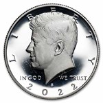 2022-S Silver Kennedy Half Dollar 20-Coin Roll Proof