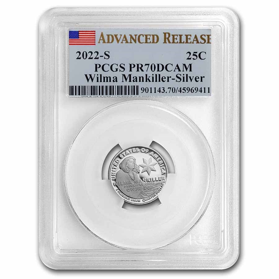 2022-S Wilma Mankiller Quarter Silver Proof PR-70 PCGS (AR)