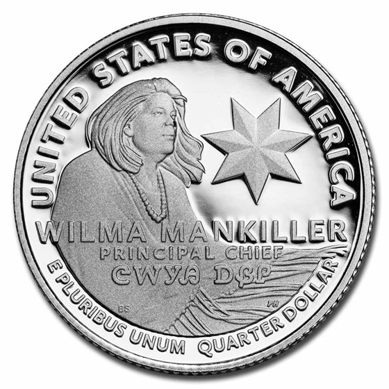 2022-S Wilma Mankiller Quarter Silver Proof