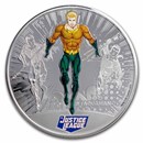 2022 Samoa 1/2 oz Silver Justice League: Aquaman