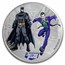 2022 Samoa 1/2 oz Silver Justice League: Batman vs. Joker
