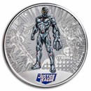 2022 Samoa 1/2 oz Silver Justice League: Cyborg