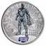 2022 Samoa 1/2 oz Silver Justice League: Cyborg