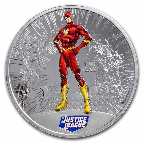 2022 Samoa 1/2 oz Silver Justice League: The Flash 2022 Samoa 1/2 oz Silver Justice League: The Flash