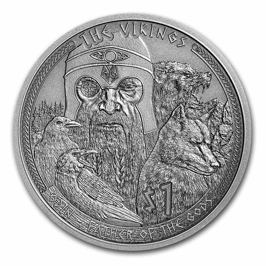 Buy 2022 Samoa 1/2 oz Silver The Vikings: Odin - Father Of The Gods | APMEX
