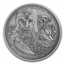 2022 Samoa 1/2 oz Silver The Vikings: Odin - Father Of The Gods