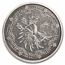 2022 Samoa 1 oz Ag 2 Tala Sea Dragon (Antique)