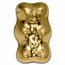 2022 Samoa 1 oz Gold Haribo Goldbear Shaped Coin