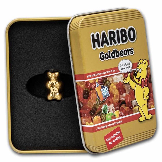 2022 Samoa 1 oz Gold Haribo Goldbear Shaped Coin 2022 Samoa 1 oz Gold Haribo Goldbear Shaped Coin