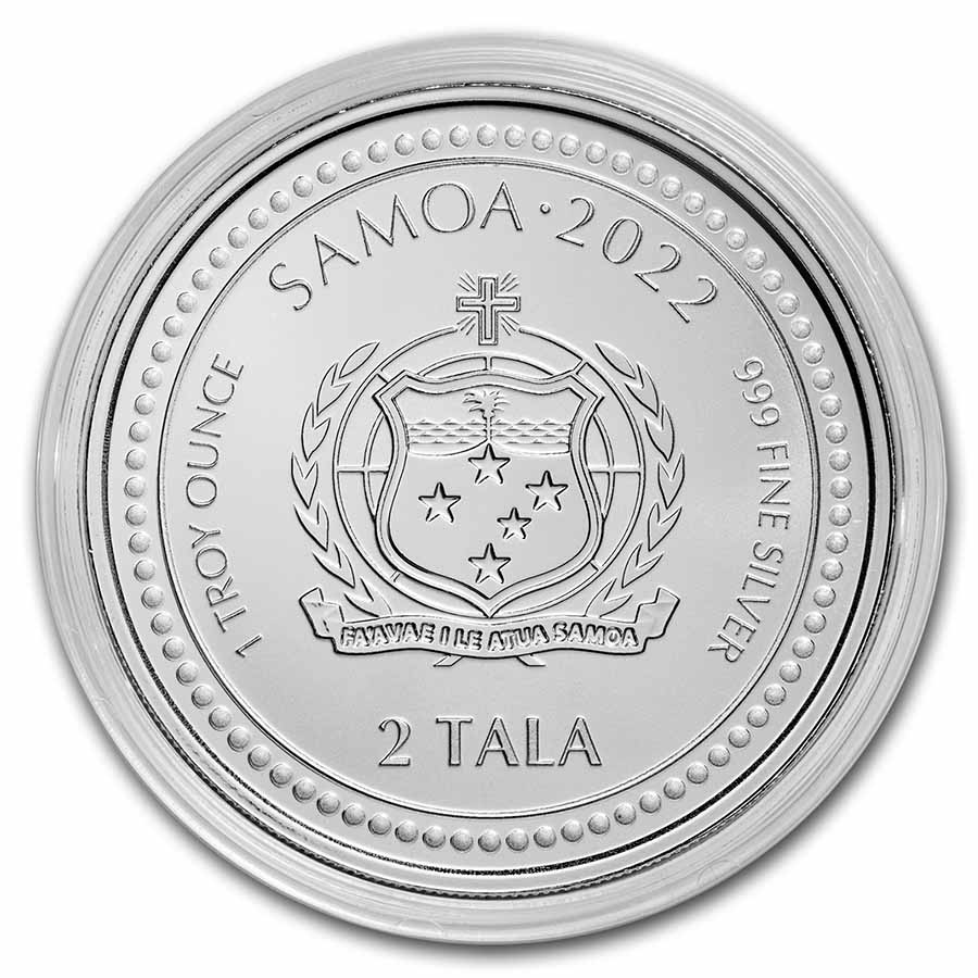 Buy 2022 Samoa 1 oz Silver 2 Tala Light of Christ BU | APMEX