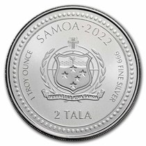 2022 サモア 2タラ 銀貨 1オンス Buy 2022 Samoa 1 oz Silver 2 Tala Sea Dragon BU | APMEX