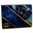 2022 Samoa 1 oz Silver Batman Batarang Colorized Shaped Coin BU