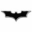 2022 Samoa 1 oz Silver Batman Batarang Colorized Shaped Coin BU