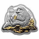 2022 Samoa 1 oz Silver Fantastic Beasts: The Niffler Shaped Coin