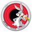 2022 Samoa 1 oz Silver Looney Tunes Bugs Bunny Colorized with TEP
