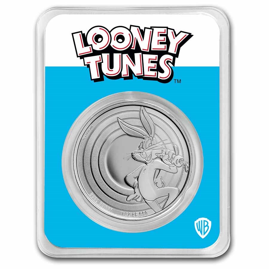 2022 Samoa 1 oz Silver Looney Tunes Bugs Bunny (with TEP)