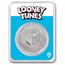 2022 Samoa 1 oz Silver Looney Tunes Daffy Duck (with TEP)