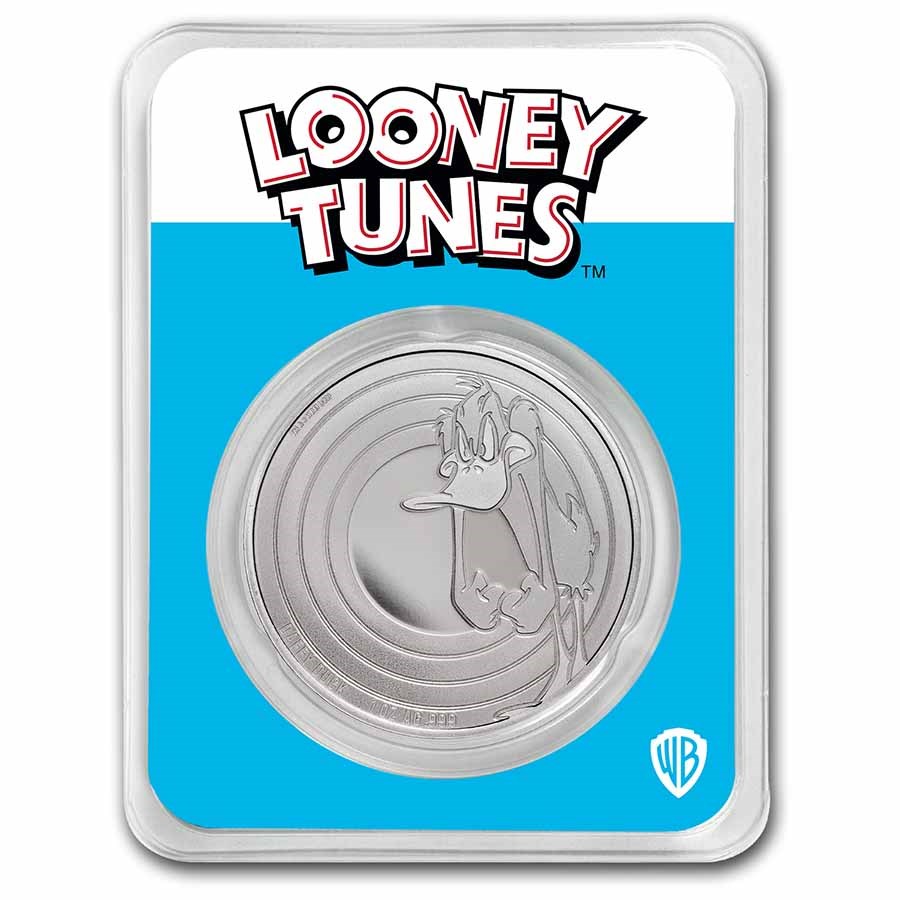 2022 Samoa 1 oz Silver Looney Tunes Daffy Duck (with TEP)