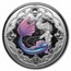 2022 Samoa 1 oz Silver Mermaid Princess of the Seas (Colorized)