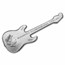 2022 SI 1 oz Proof Silver Fender®Fiesta Red Stratocaster