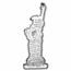 2022 SI 2 oz $5 Silver Statue of Liberty: America the Free