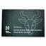 2022 SI 2 oz Silver $5 Antelope the 4th Chakra Proof