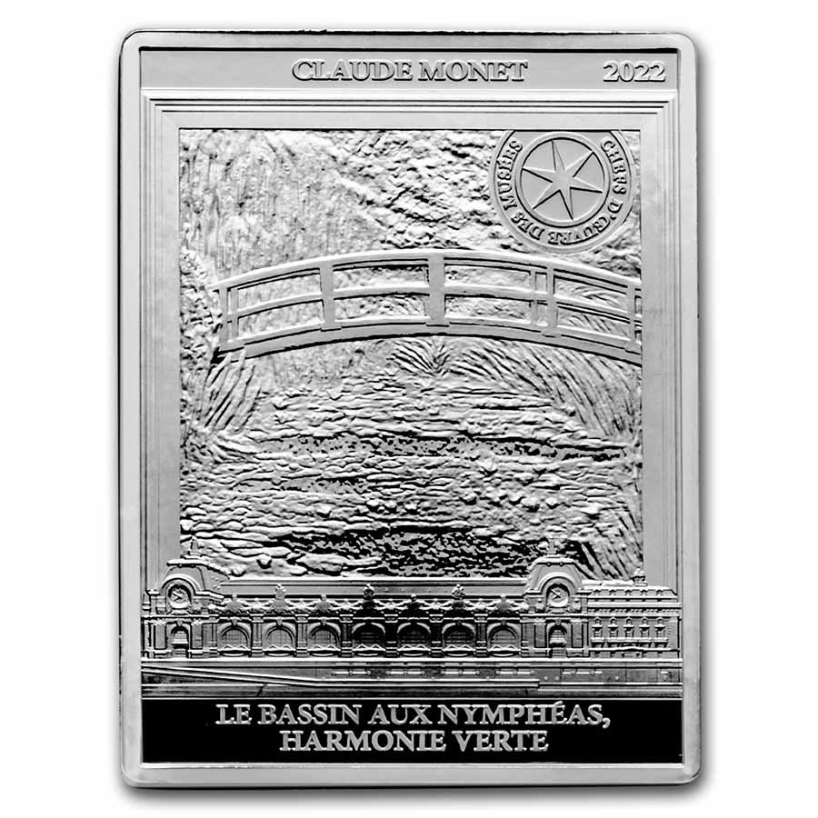 2022 Silver €10 Masterpieces of Museums Pf (The Water Lily Pond)