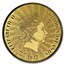 2022 Solomon Islands 1/100 oz Gold One-Kreuzer Black Coin