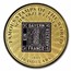 2022 Solomon Islands 1/100 oz Gold One-Kreuzer Black Coin