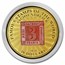 2022 Solomon Islands 1/100 oz Gold Sachsen 3 Pfennige Red Coin